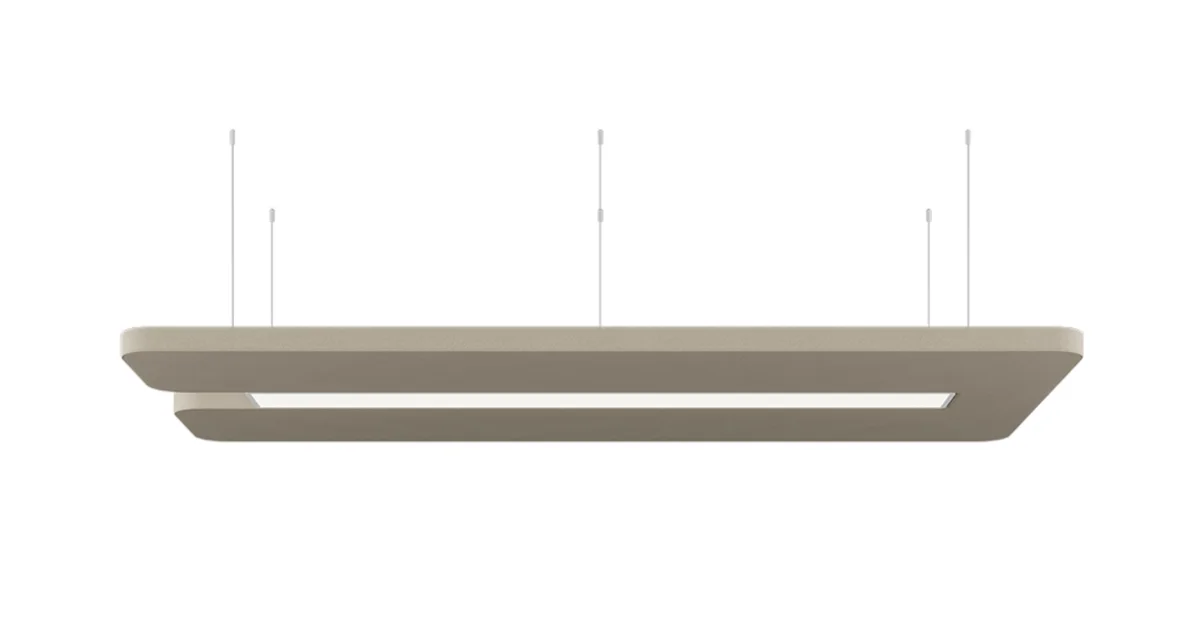 Acoustic office lamp in large size Gap Island | flexxica
