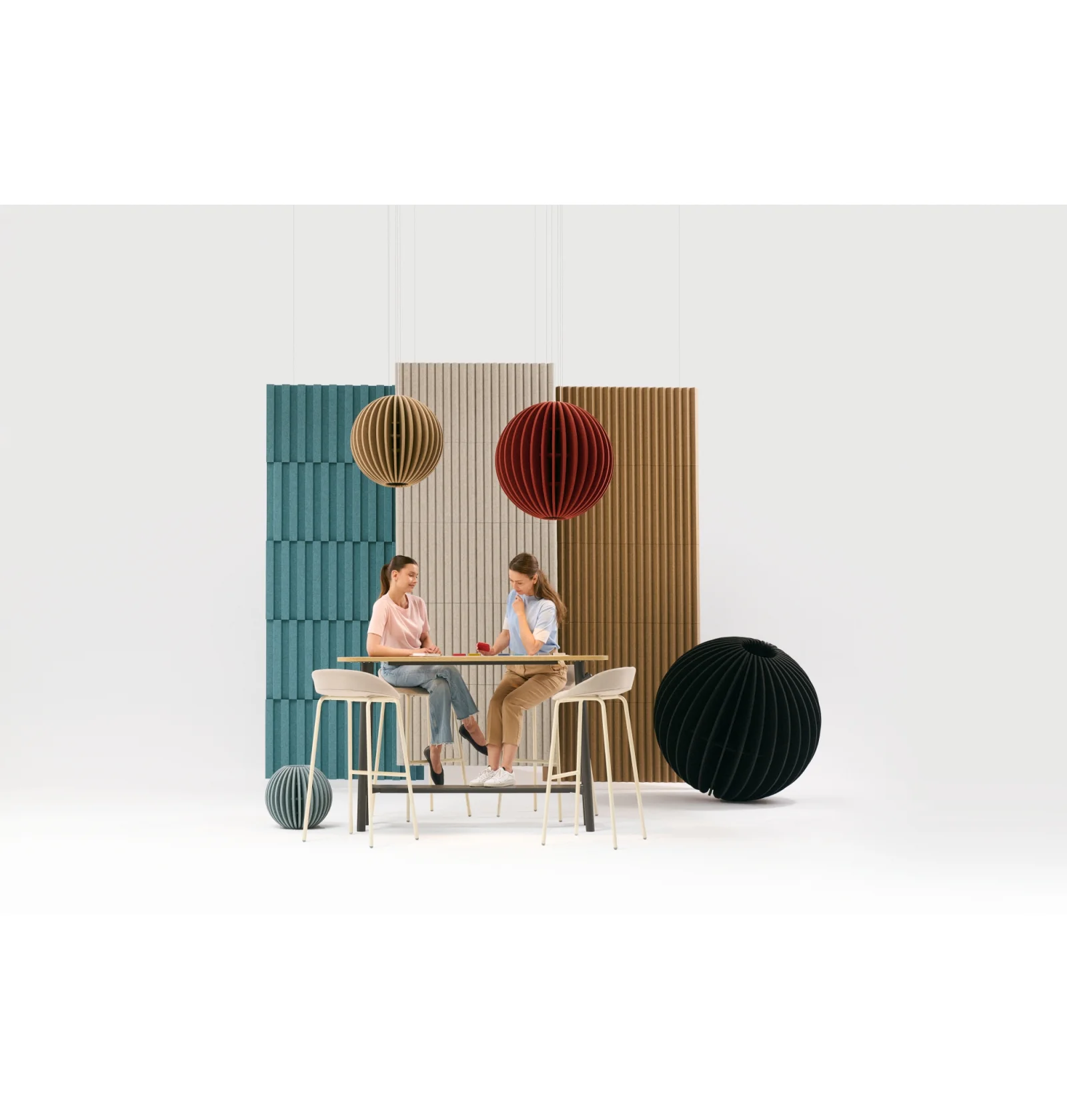 Acoustic lighting ecoPET Globe 