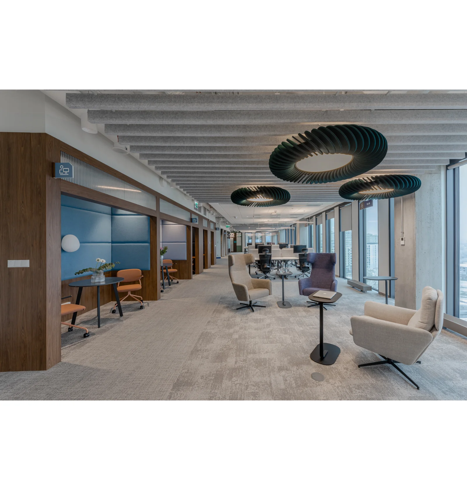 Acoustic lighting ecoPET Donut 4